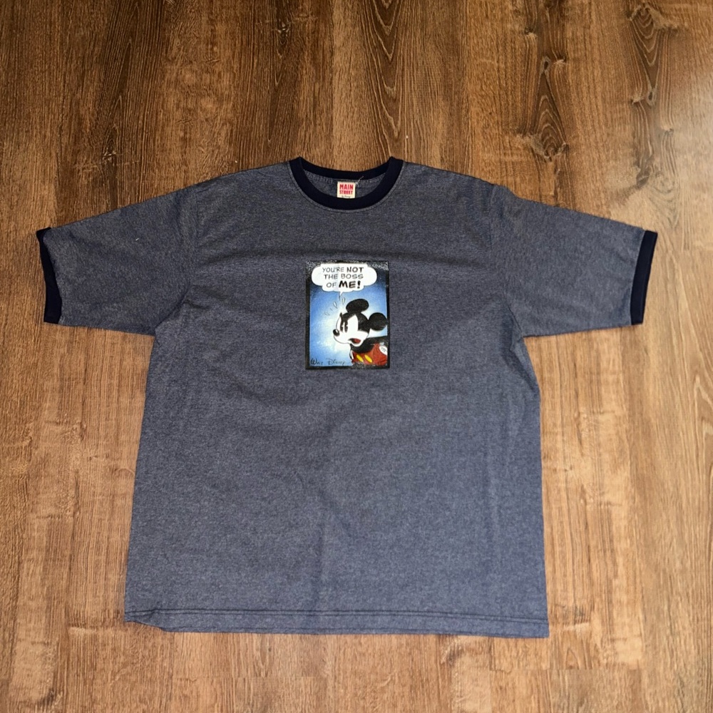 Vintage Main Street Mickey Mouse Walt disney shirt size large